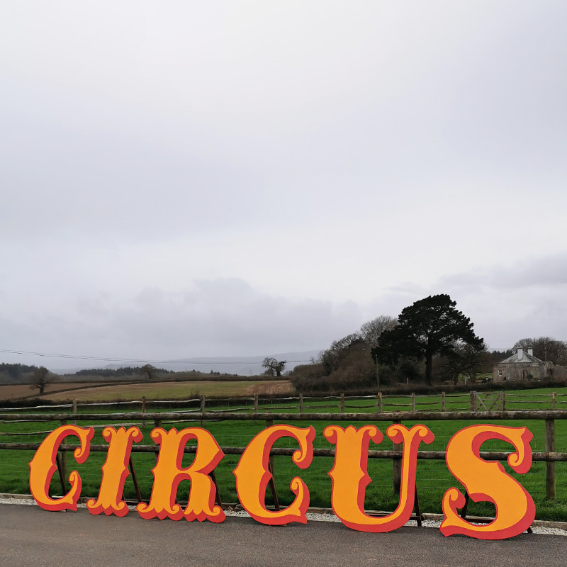 FOR SALE CIRCUS 4ft Freestanding Wooden Letters